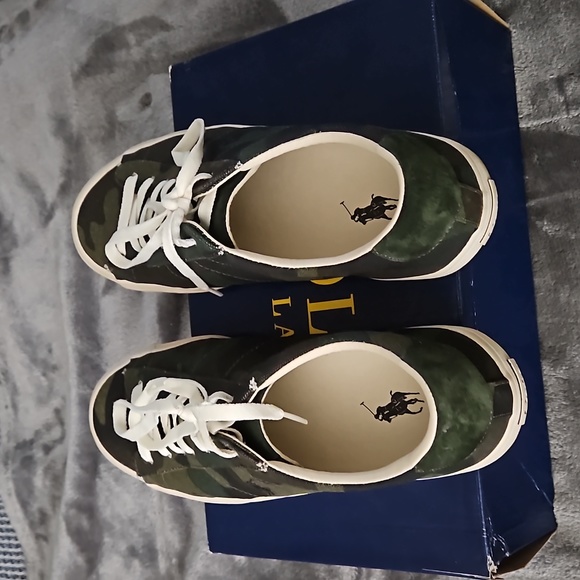 Polo Ralph Lauren Canvas Camo Sneakers.Great Condition,Only Worn 3 Times. - Picture 3 of 7